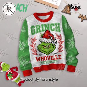 The Grinch Whoville University Sweater