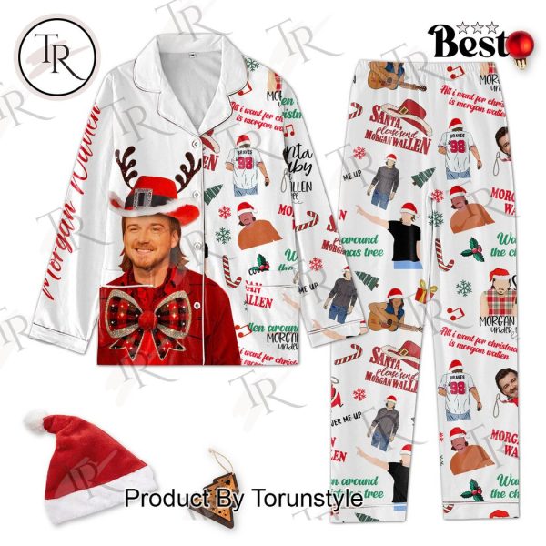 All I Want For Christmas Is Morgan Wallen Pajamas Set