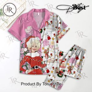 Dolly Parton In Dolly We Trust Christmas Friends Pajamas Set