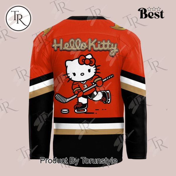 Anaheim Ducks X Hello Kitty Hockey Jersey 2024