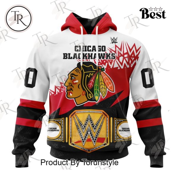 NHL Chicago Blackhawks Special WWE Design Hoodie