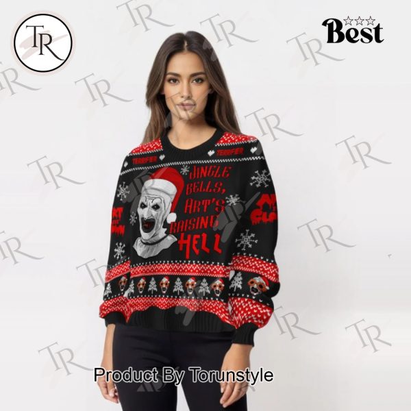 Terrifier Jingle Bells, Art’s Raising Hell Sweater