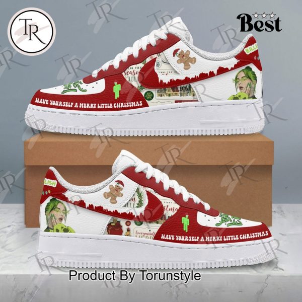 Billie Eilish Have Yourself A Merry Little Christmas Air Force 1 Sneakers