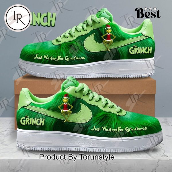 The Grinch Just Wating For Grinchmas Air Force 1 Sneakers