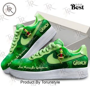 The Grinch Just Wating For Grinchmas Air Force 1 Sneakers