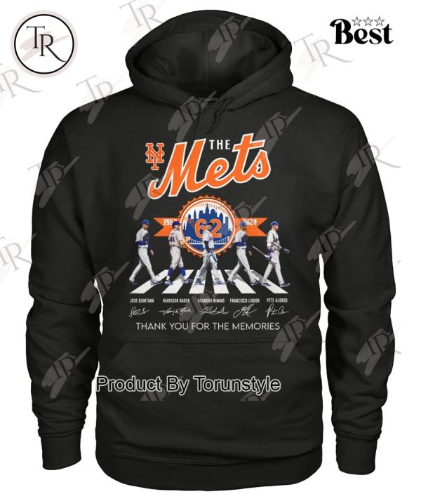 New York Mets 62 Years 1962-2024 Thank You For The Memories T-Shirt