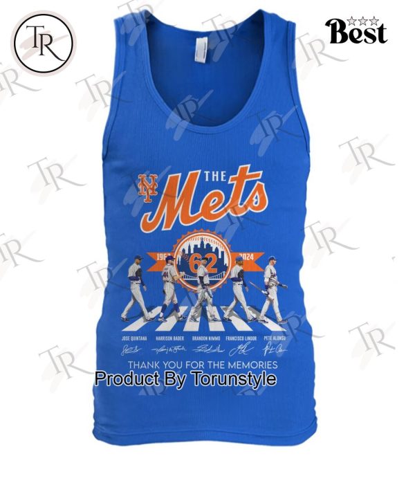 New York Mets 62 Years 1962-2024 Thank You For The Memories T-Shirt