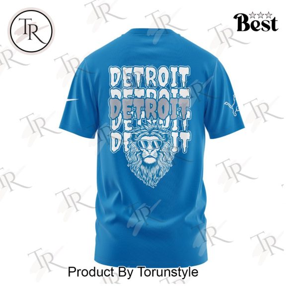 Detroit Lions Angry Runs Hoodie – Blue