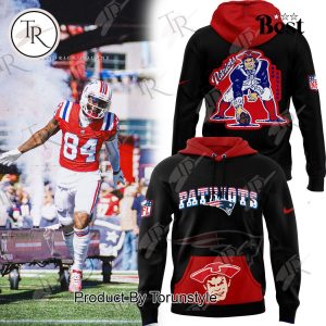 New England Patriots Rewind Club Hoodie – Black