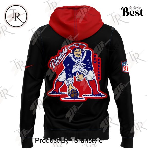 New England Patriots Rewind Club Hoodie – Black