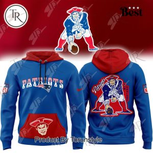 New England Patriots Rewind Club Hoodie – Blue