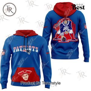 New England Patriots Rewind Club Hoodie – Blue