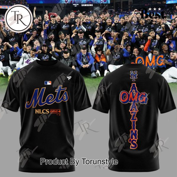 New York Mets NLCS 2024 OMG AMAZIN’S Hoodie – Black