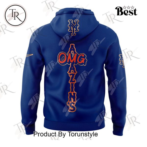 New York Mets NLCS 2024 OMG AMAZIN’S Hoodie – Blue