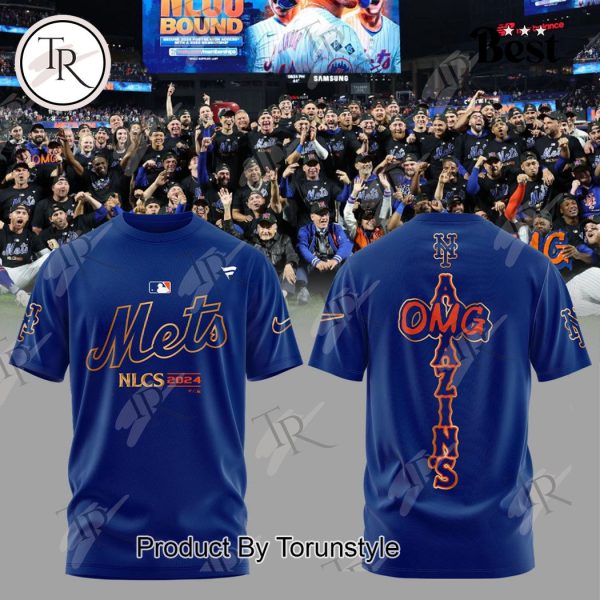 New York Mets NLCS 2024 OMG AMAZIN’S Hoodie – Blue