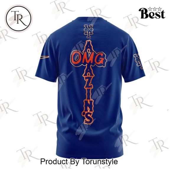 New York Mets NLCS 2024 OMG AMAZIN’S Hoodie – Blue