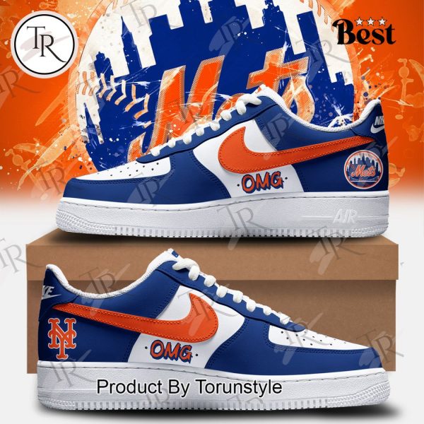 New York Mets OMG Air Force 1 Sneakers