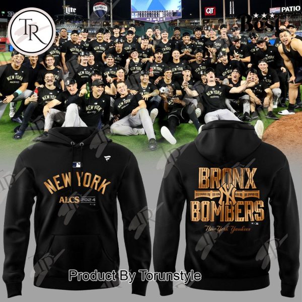 New York Yankees ALCS 2024 Bonx Bomber Hoodie – Black