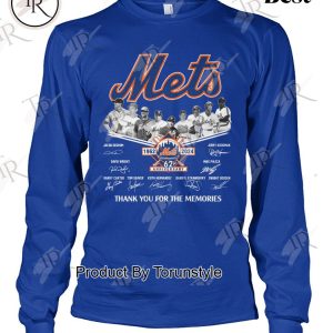 New York Mets 62nd Anniversary 1962 – 2024 Thank You For The Memories T-Shirt