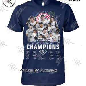 New York Yankees Postseason 2024 AL East Division + ALDS Champions T-Shirt