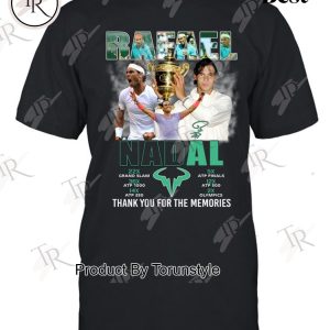 Rafael Nadal Legends Thank You For The Memories T-Shirt