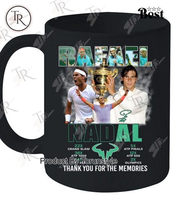 Rafael Nadal Legends Thank You For The Memories T-Shirt