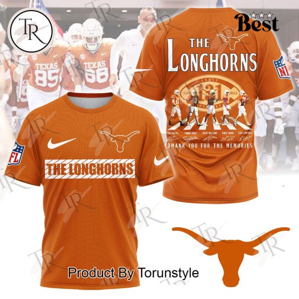 Texas Longhorns 131 Years 1893 – 2024 Thank You For The Memories Hoodie