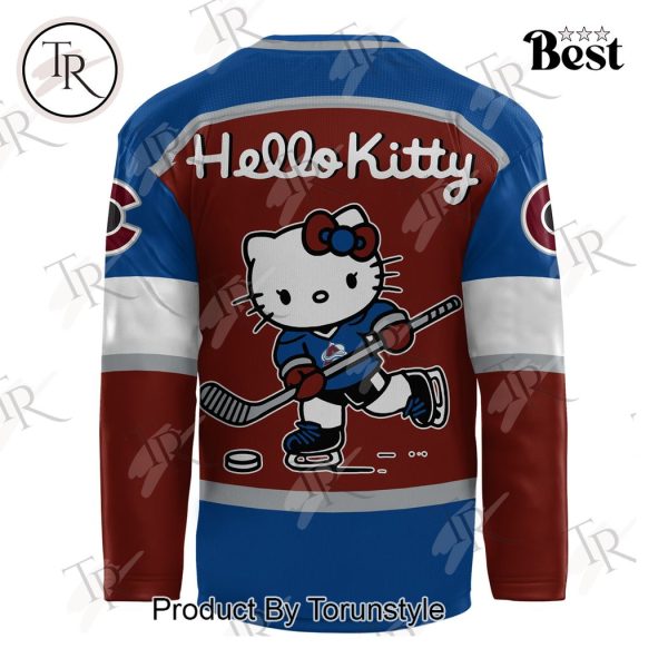 Colorado Avalanche X Hello Kitty Jersey 2024