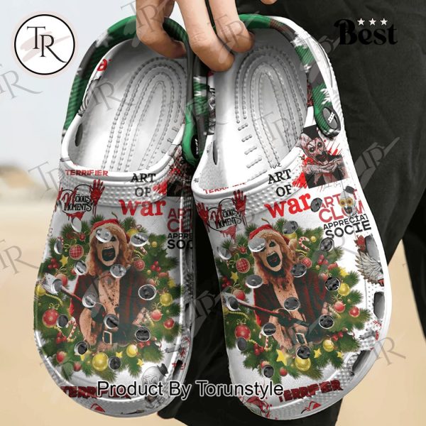 Custom Name Terrifier Christmas Crocs