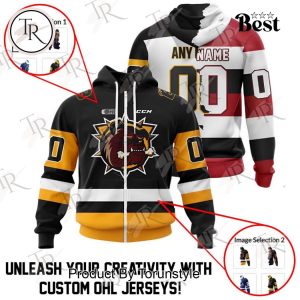 Mix 2 OHL Teams Select Any 2 Teams to Mix and Match! Hoodie