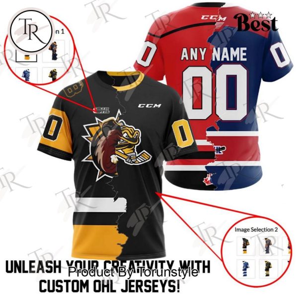 Mix 2 OHL Teams Select Any 2 Teams to Mix and Match! Hoodie