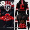 Cornell Big Red Bear Through C Layered Twill Hoodie