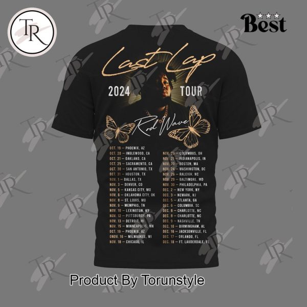 Rod Wave Last Lap 2024 Tour T-Shirt