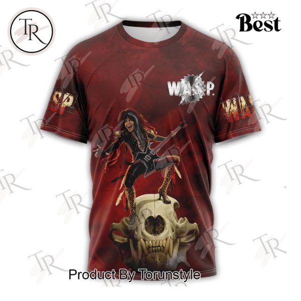 W.A.S.P Album One Alive World Tour 2024 T-Shirt