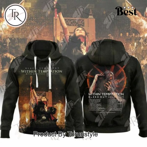 Within Temptation Bleed Out 2024 Hoodie