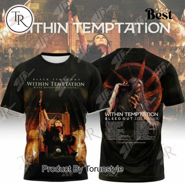 Within Temptation Bleed Out 2024 Hoodie