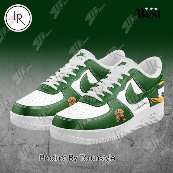 Ben Herbstreit x Oregon Ducks Air Force 1 Sneakers – Green