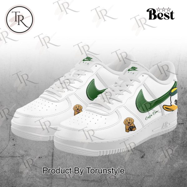 Ben Herbstreit x Oregon Ducks Air Force 1 Sneakers – White