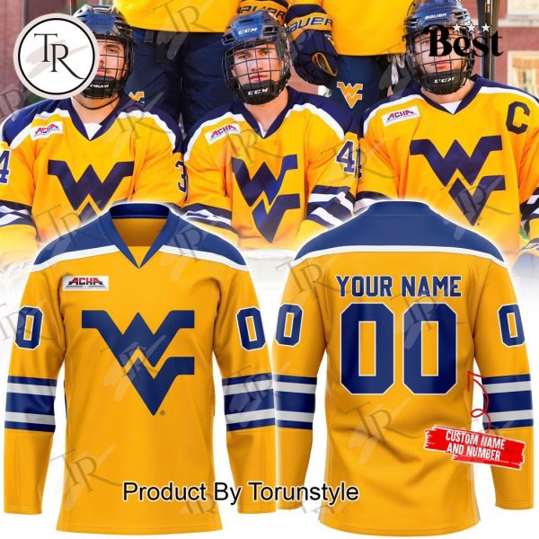 WVU D1 Hockey x The Gold Standard 2024 Jersey