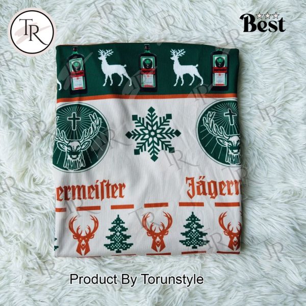 Jagermeister Ugly Christmas Sweater – Fun Holiday Sweater for Jager Fans