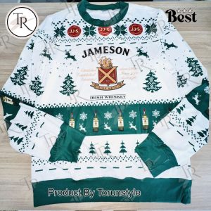 Jameson Irish Whiskey Ugly Christmas Sweater – Festive Holiday Pullover for Whiskey Lovers