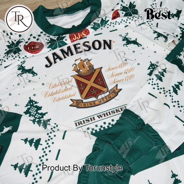 Jameson Irish Whiskey Ugly Christmas Sweater – Festive Holiday Pullover for Whiskey Lovers