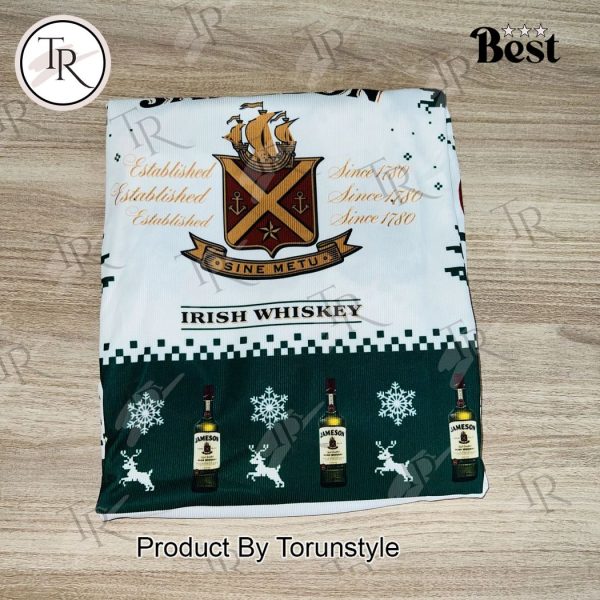 Jameson Irish Whiskey Ugly Christmas Sweater – Festive Holiday Pullover for Whiskey Lovers