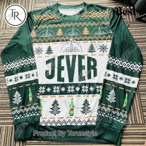 Jever Beer Ugly Christmas Sweater – Festive German Brewery-Themed Holiday Pullover