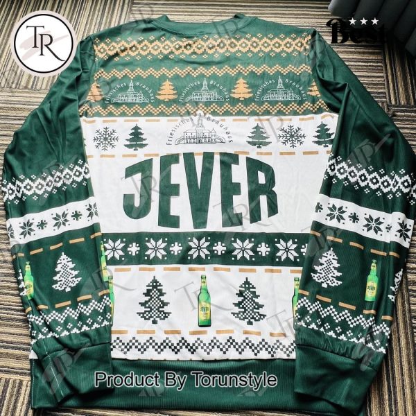 Jever Beer Ugly Christmas Sweater – Festive German Brewery-Themed Holiday Pullover