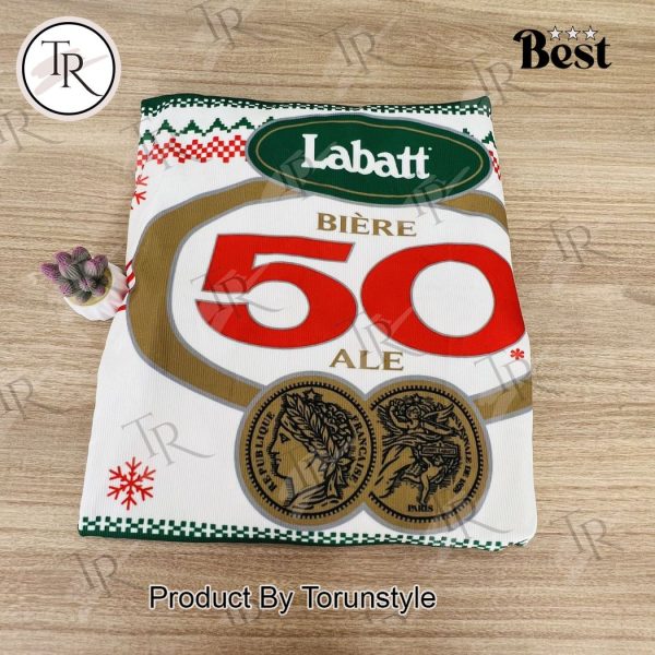 Labatt 50 Ale Ugly Christmas Sweater – Festive Beer-Themed Holiday Apparel