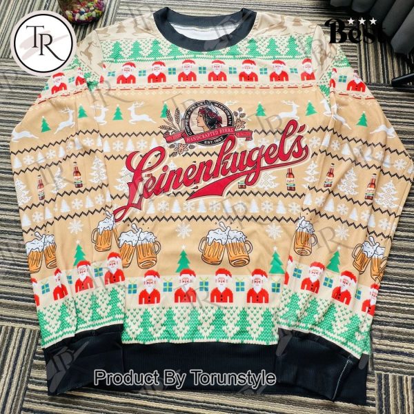 Leinenkugel’s Ugly Christmas Sweater – Festive Beer-Themed Holiday Pullover