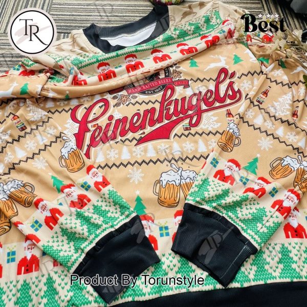 Leinenkugel’s Ugly Christmas Sweater – Festive Beer-Themed Holiday Pullover