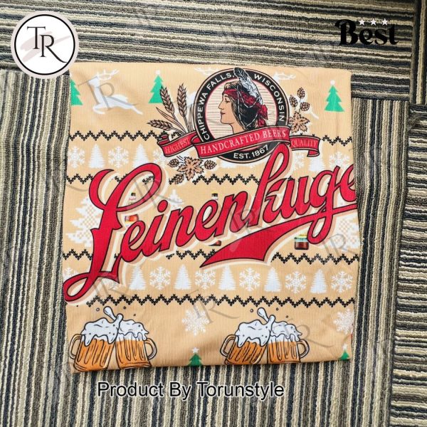 Leinenkugel’s Ugly Christmas Sweater – Festive Beer-Themed Holiday Pullover