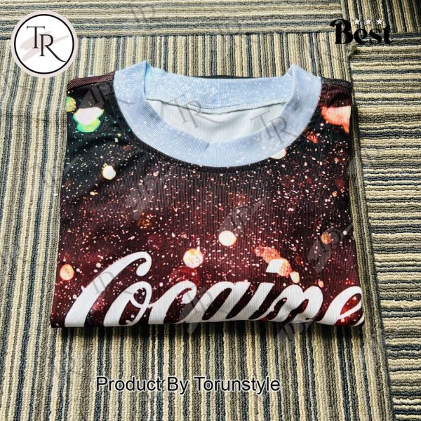 Trendy ‘Cocaine Everywhere’ Cat Graphic Sweater – Bold, Eye-Catching Winter Pullover